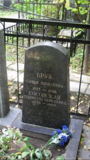 Брук Софья Яковлевна, Москва, Востряковское кладбище