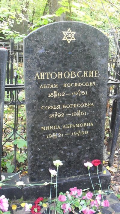 Антоновская Минна Абрамовна