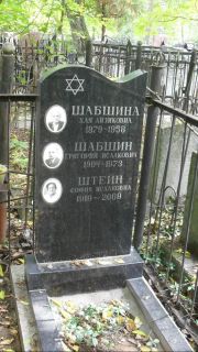 Шабшина Хая Айзиковна, Москва, Востряковское кладбище