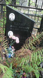 Бланк Иойна Иойнович, Москва, Востряковское кладбище