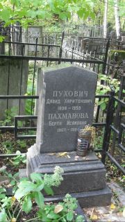 Пахманова Берта Исаковна, Москва, Востряковское кладбище