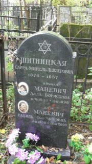 Маневич Алла Борисовна, Москва, Востряковское кладбище