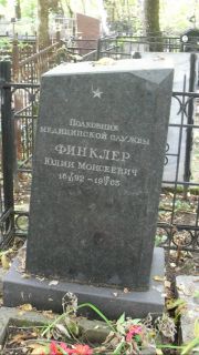Финклер Юлий Моисеевич, Москва, Востряковское кладбище