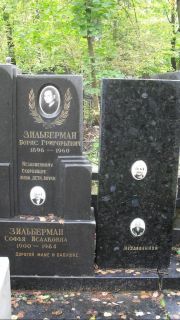 Зильберман Борис Григорьевич, Москва, Востряковское кладбище