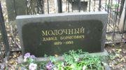Молочный Давид Борисович, Москва, Востряковское кладбище
