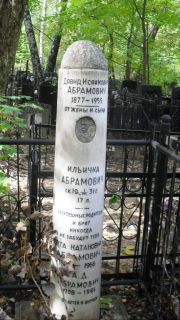 Абрамович Давид Исаакович, Москва, Востряковское кладбище