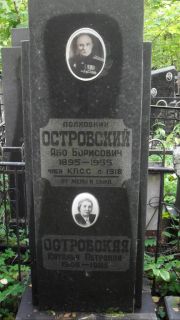 Островская Наталья Петровна, Москва, Востряковское кладбище