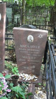 Магазинер Клара Эйзиковна, Москва, Востряковское кладбище