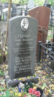 Швачкин Пиня Юдкович, Москва, Востряковское кладбище