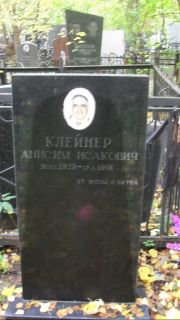 Клейнер Анисим Исакович, Москва, Востряковское кладбище