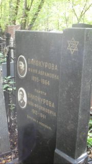 Винокурова Фаня Абрамовна, Москва, Востряковское кладбище