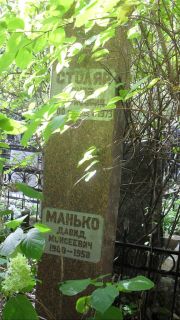Манько Давид Моисеевич, Москва, Востряковское кладбище