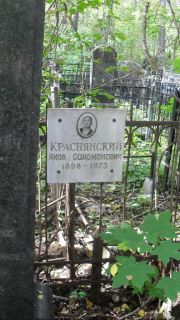 Краснянский Яков Соломонович, Москва, Востряковское кладбище