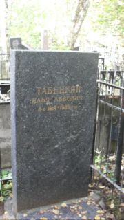 Табенкин Илья Львович, Москва, Востряковское кладбище