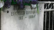 Пильцервассер Елизавета Абрамовна, Москва, Востряковское кладбище