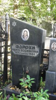Эзрохи Фаина Иосифовна, Москва, Востряковское кладбище
