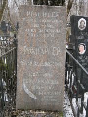 Рохваргер Захар Владимирович, Москва, Востряковское кладбище