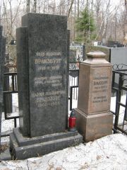 Бранзбург Яков Юльевич, Москва, Востряковское кладбище