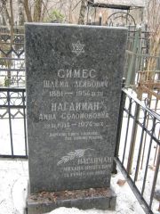 Симес Шлема Лейбович, Москва, Востряковское кладбище
