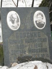 Сорская Софья Абрамовна, Москва, Востряковское кладбище