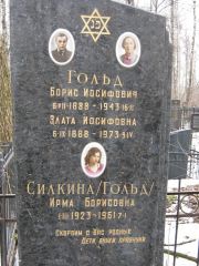 Силкина-Гольд Ирма Борисовна, Москва, Востряковское кладбище