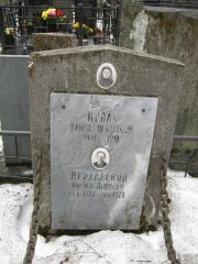 Кроль Фанни Исааковна, Москва, Востряковское кладбище