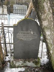 Генкин С. И., Москва, Востряковское кладбище