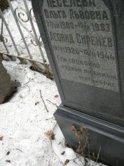 Песелева Ольга Львовна, Москва, Востряковское кладбище
