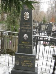 Миллер Иосиф Натанович, Москва, Востряковское кладбище