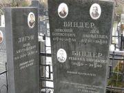 Биндер Зиновий Борисович, Москва, Востряковское кладбище