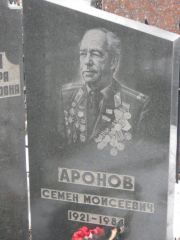 Аронов Семен Моисеевич, Москва, Востряковское кладбище