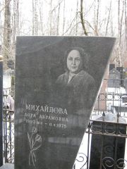 Михайлова Дора Абрамовна, Москва, Востряковское кладбище