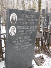 Липцер Моисей Борисович, Москва, Востряковское кладбище