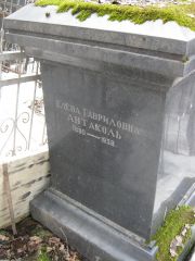 Елена Гавриловна Антаколь, Москва, Востряковское кладбище