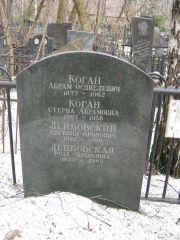 Коган Абрам Осниелович, Москва, Востряковское кладбище