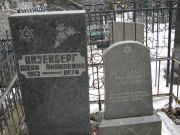 Айзенберг Шева Яковлевна, Москва, Востряковское кладбище