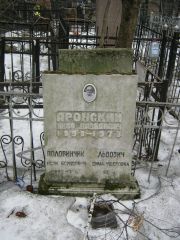Аронский Яков Давидович, Москва, Востряковское кладбище