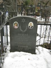 Кривая Софья Львовна, Москва, Востряковское кладбище