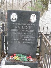 Каплун Нина Абрамовна, Москва, Востряковское кладбище