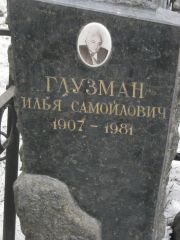 Глузман Илья Самойлович, Москва, Востряковское кладбище