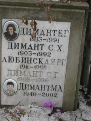 Любинская Р. Г., Москва, Востряковское кладбище