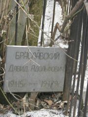 Браславский Давид Адольфович, Москва, Востряковское кладбище