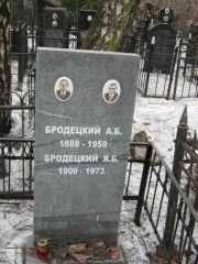 Бродецкий А. Б., Москва, Востряковское кладбище