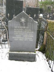 Келлерман Бенцион Ицкович, Москва, Востряковское кладбище