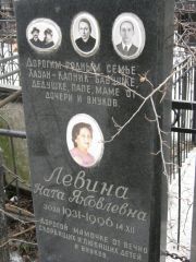 Левина Ната Яковлевна, Москва, Востряковское кладбище