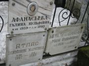 Атлас Елизавета Марковна, Москва, Востряковское кладбище
