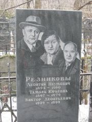 Резников Леонтий Наумович, Москва, Востряковское кладбище