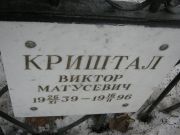 Криштал Виктор Матусович, Москва, Востряковское кладбище