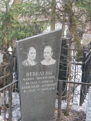 Невелева Фаина Иосифовна, Москва, Востряковское кладбище