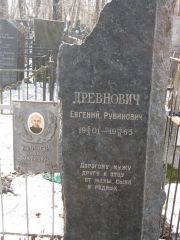 Древнович Евгений Рубинович, Москва, Востряковское кладбище